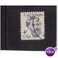 1980 USA carl shurz 4c violet F/U SG1821