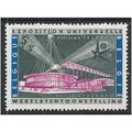 Mi 1099: 5 Fr. + 3 Fr. World Exhibition, Brusse...