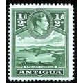 Antigua KGVI 1938 ½d Green English Harbour Moun...