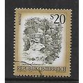 AUSTRIA 1973 20s MYRA FALLS GREEN AND BISTRE SG...
