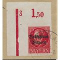GER (BAVARIA) 1919 15pf KING LUDWIG III' (OVPT)...