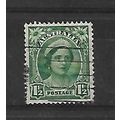 Australia.SG204 1 1/2d Queen Elizabeth (Green)....