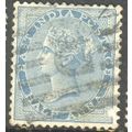 East India stamps 1855 - SG 75 - QV ½a blue used 3