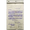 1911 letter Legal & General Life Assurance, Lon...