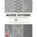 Matrix Patterns Gift Wrapping Papers - 12 sheets