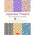 Japanese Flowers Gift Wrapping Papers - 12 sheets