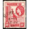 Kenya Uganda Tanganyika 1954 QE II and Giraffe ...