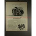 1962 Zenza Bronica S Camera Ad - Handling Ease,...
