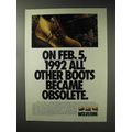 1993 Wolverine DuraShocks Boots Ad - Became Obsolete