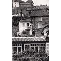 Masham Market Square Pub Umbrellas Postcard