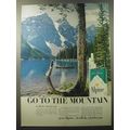 1960 Alpine Cigarettes Ad - Go to the mountain