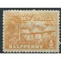 New Guinea 1925 SG125 1/2d Orange Mounted Mint ...