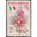 DOMINICAN REPUBLIC, OLYMPICS, Ugo Frigidero, white 1957, 16 +2c