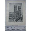 1913 illustration: Westminster Abbey