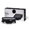 Compatible with Brother TN-450 Black Trio Pack ...