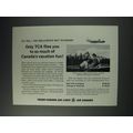 1963 TCA Trans-Canada Air Lines Ad - Fly TCA - the Rolls-Royce way to Canada