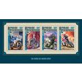 CENTRAL AFRICA 2016 SHEET MNH MOTORCYCLES MOTOR...