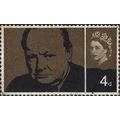GB, Winston Churchill, brown 1965, 4d
