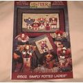 Quilts Dolls Patterns Potted Ladies Angels Flow...