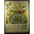 1949 Birds Eye Green Peas Ad - Hattie Hits Back