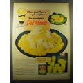 1949 Del Monte Pineapple Ad - When good flavors...