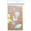 Vintage: 21st birthday card - key and horseshoe