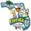 Florida Jumbo State Map Fridge Magnet