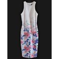 New Look Floral Dress Printed pencil bellow kne...