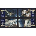 Niuafo'Ou Barn Owls Birds 4v 2001 MNH SG#307-310