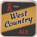 BEER MAT - WEST COUNTRY BREWERIES (CHELTENHAM) ...