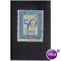 NETHERLANDS 1947 OFFICIAL 50C BLUE F/U SGD676