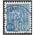 Mi 666 x: 50 p. blue Definitive Stamp: Arms of ...