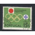 PORTUGAL 1964 OLYMPICS 1.50E VALUE USED SG1256