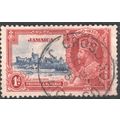 Jamaica 1935 - SG114 - 1d blue & red - KGV Wind...