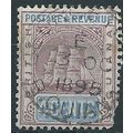 British Guiana 1889 SG195 4c Dull Purple & Ultr...