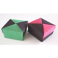 Gift boxes #056 origami glitter set of 2 jewelr...