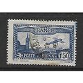 FRANCE 1930 SG 484 AIR 1F.50 BLUE FINE USED#