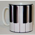 Piano Keyboard Mug Can Personalise Pianist Fort...
