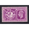 GB 1949 GEORGE VI 75th UPU 6d MINT SG501