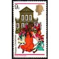 1968 Christmas, 9d Value, Girl With Doll's Hous...