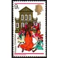 1968 Christmas, 9d Value, Girl With Doll's Hous...