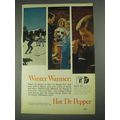 1967 Dr. Pepper Soda Ad - Winter Warmer