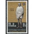 Malta 1969 Birth Centenary Mahatma Gandhi 1/6d ...