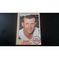 1968 Topps Card # 112 Woody Fryman Very Good (3...