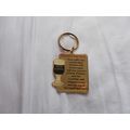 KEYRING IRISH COFFEE GOLD TONE / METAL (13/01)