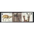 Armenia WWF Wild Goat 2v pair 1996 MNH SG#360-3...