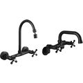 Airuida Wall Mount Kitchen Faucet Matte Black 8...