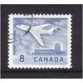 CANADA 1964 8c AIRLINER SG 540a FINE USED #3