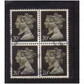 1990 GB DEFINIVE QUEENS BLOCK 20P F/U SG-1469
