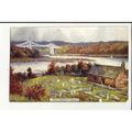 Wales MENAI Suspension Bridge "Jotter" Art Post...